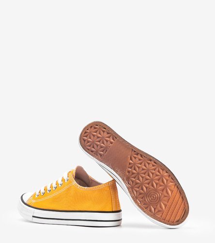 Sárga alacsony klasszikus Destini tornacipők